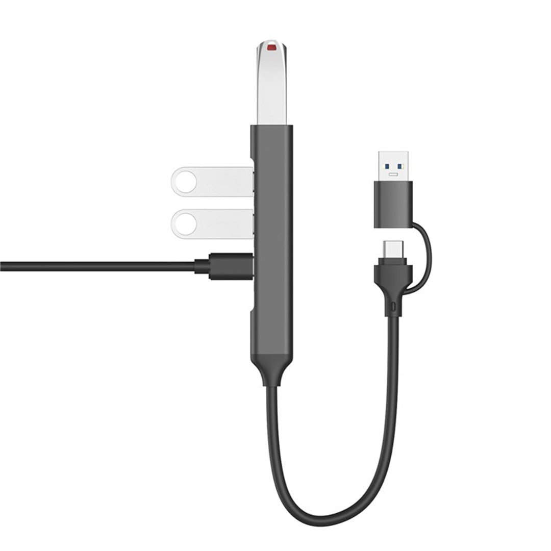 Hub USB 3.0 4 puertos 3x USB - C + USB - A UL - HUBAC204ULINKItems Digital Spa – Tecnología, Hogar y Fitness en un solo lugar