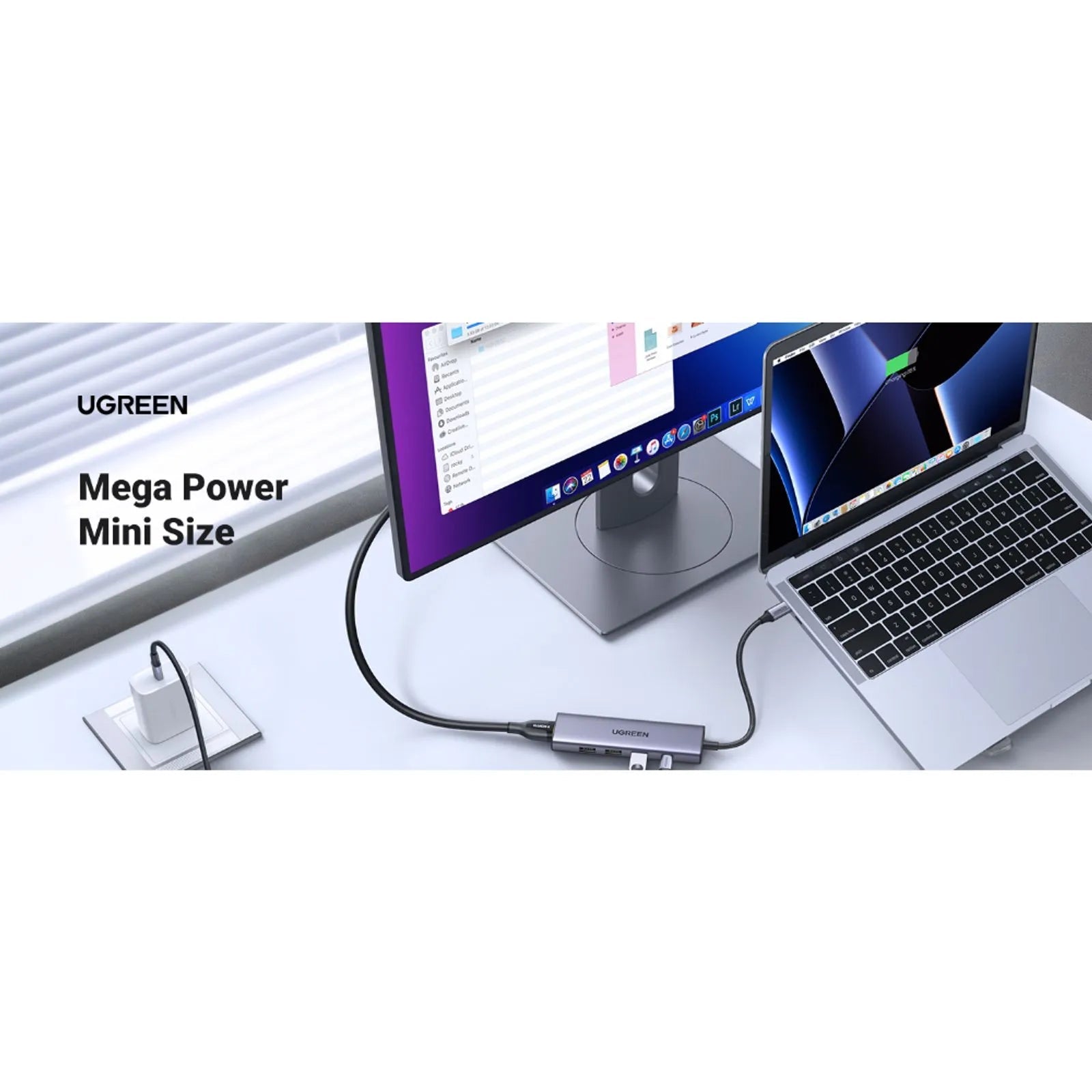 Hub USB - C Ugreen 4K 60Hz HDMI 100W PD 3 USB 3.0 CM511