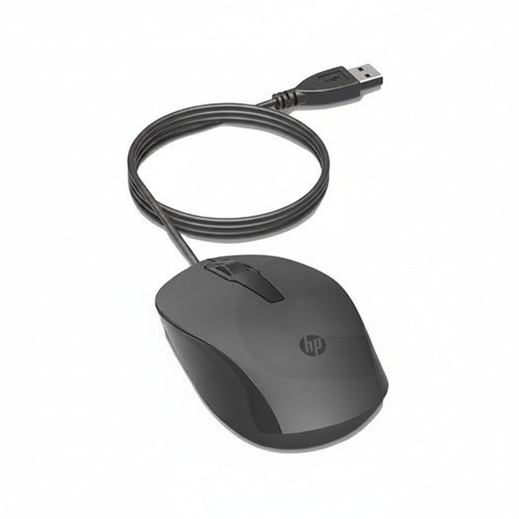Kit Teclado y Mouse HP 150 Alambrico USB Negro PC
