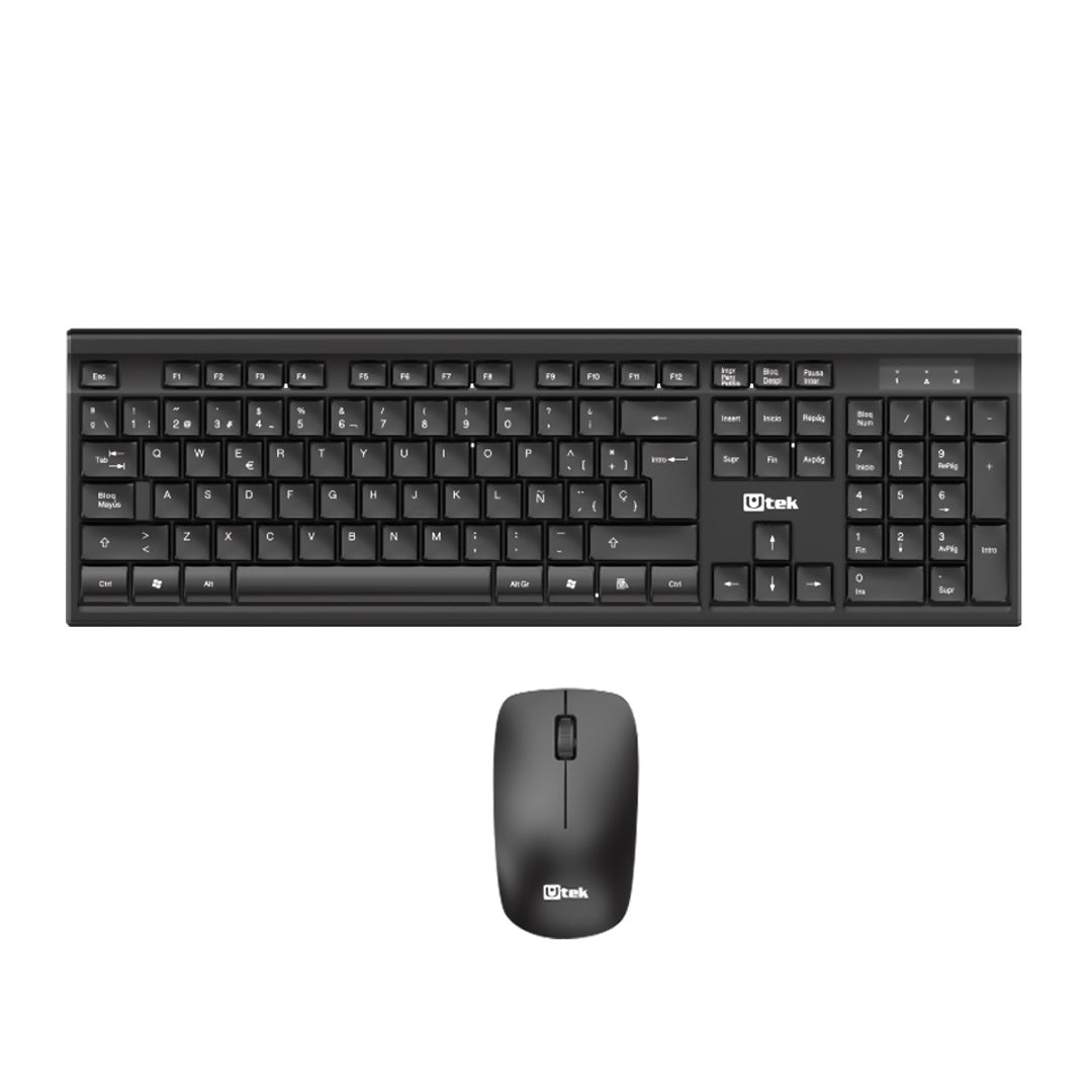 Kit teclado y mouse inalámbrico UT - KTD450W - Ítems Digital Spa