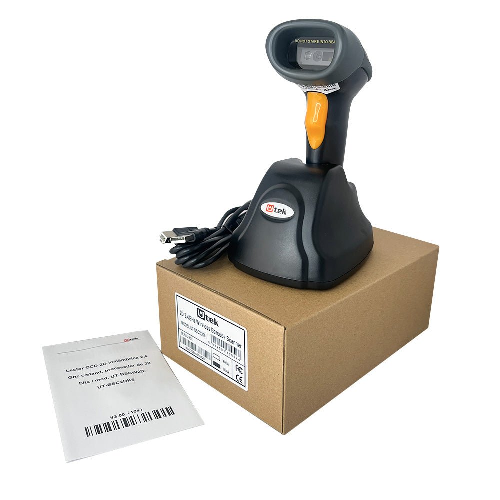 Lector Código de Barras Inalámbrico 2D UTEK UT - BSC2DK5 - Ítems Digital Spa