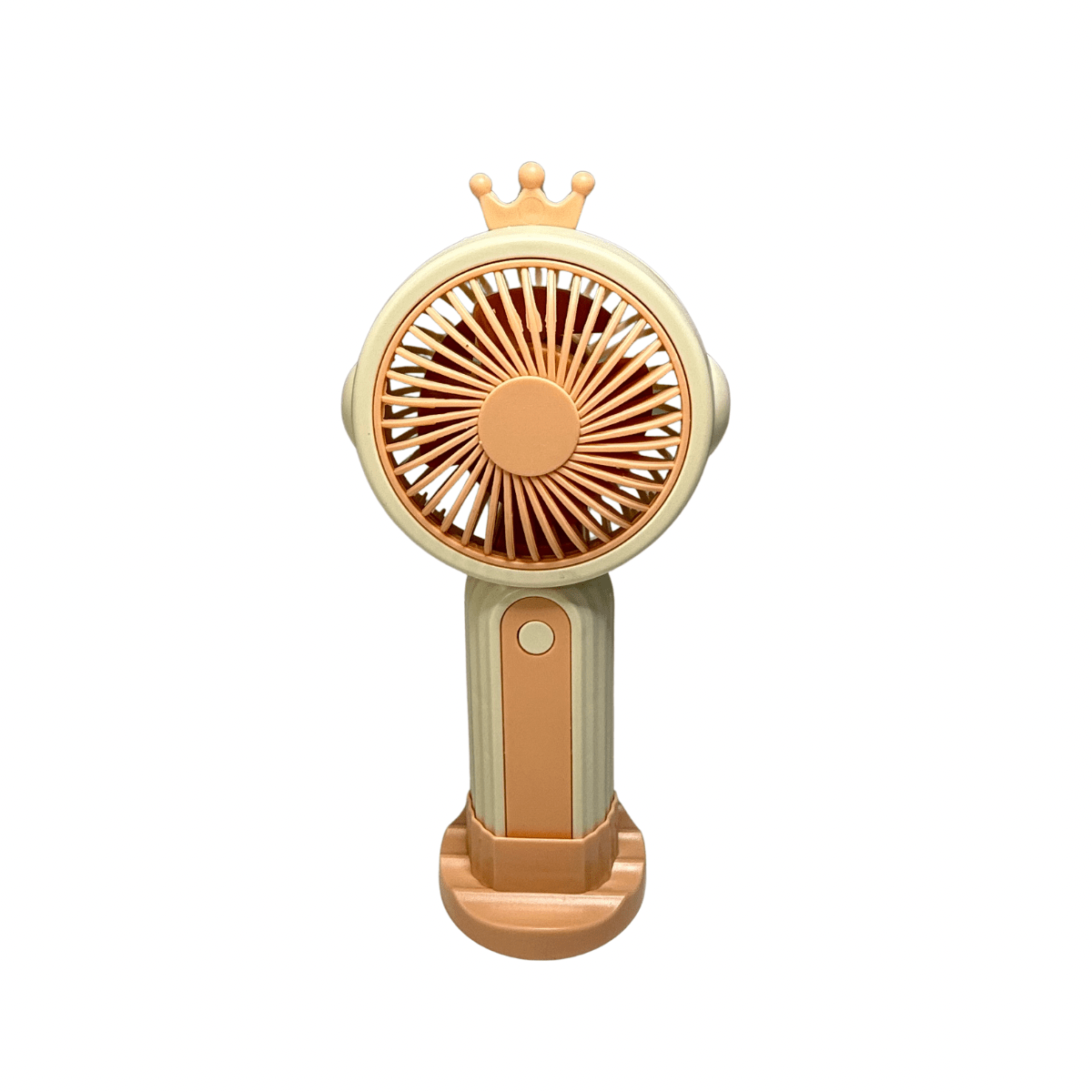Mini Ventilador Portátil Recargable con Diseño de Corona