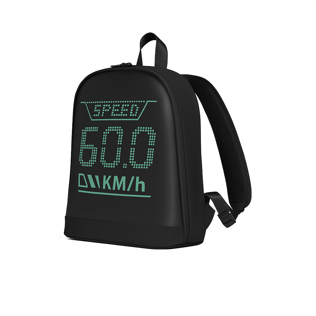 Mochila Con Pantalla Led Interactiva Desde App 30×43×13 Cm