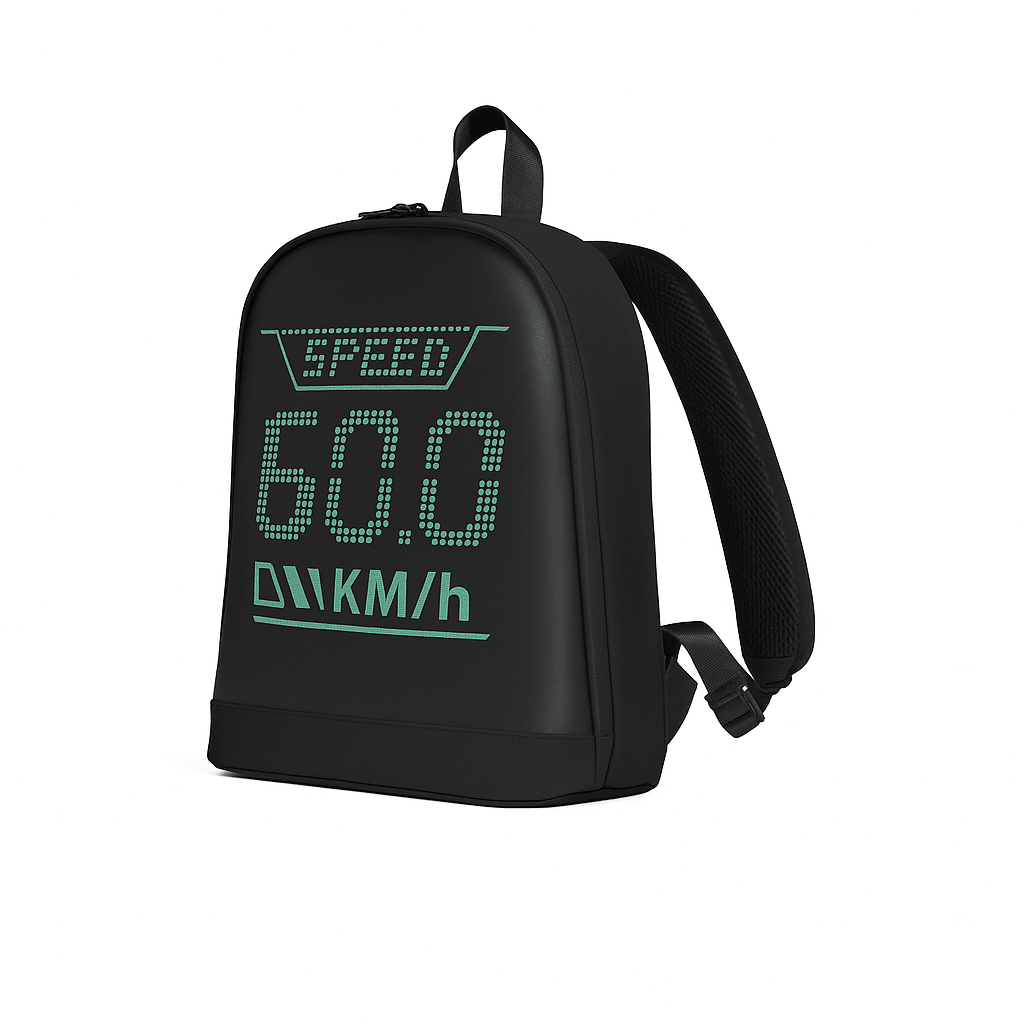 Mochila Con Pantalla Led Interactiva Desde App 30×43×13 Cm