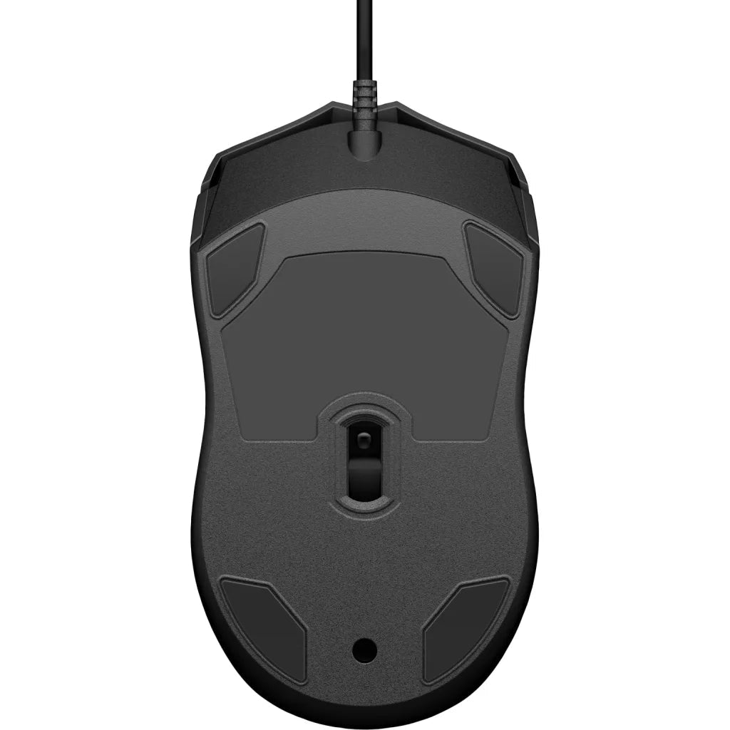 Mouse HP 100 Alambrico Optico 1600 DPI Ambidiestro PC