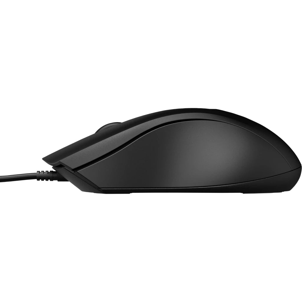 Mouse HP 100 Alambrico Optico 1600 DPI Ambidiestro PC