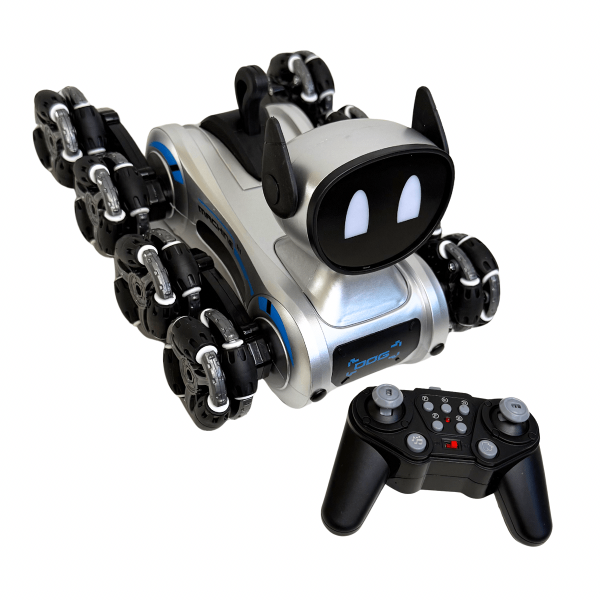 Perro Robot a Control Remoto con Ruedas Omni - direccionales 360°