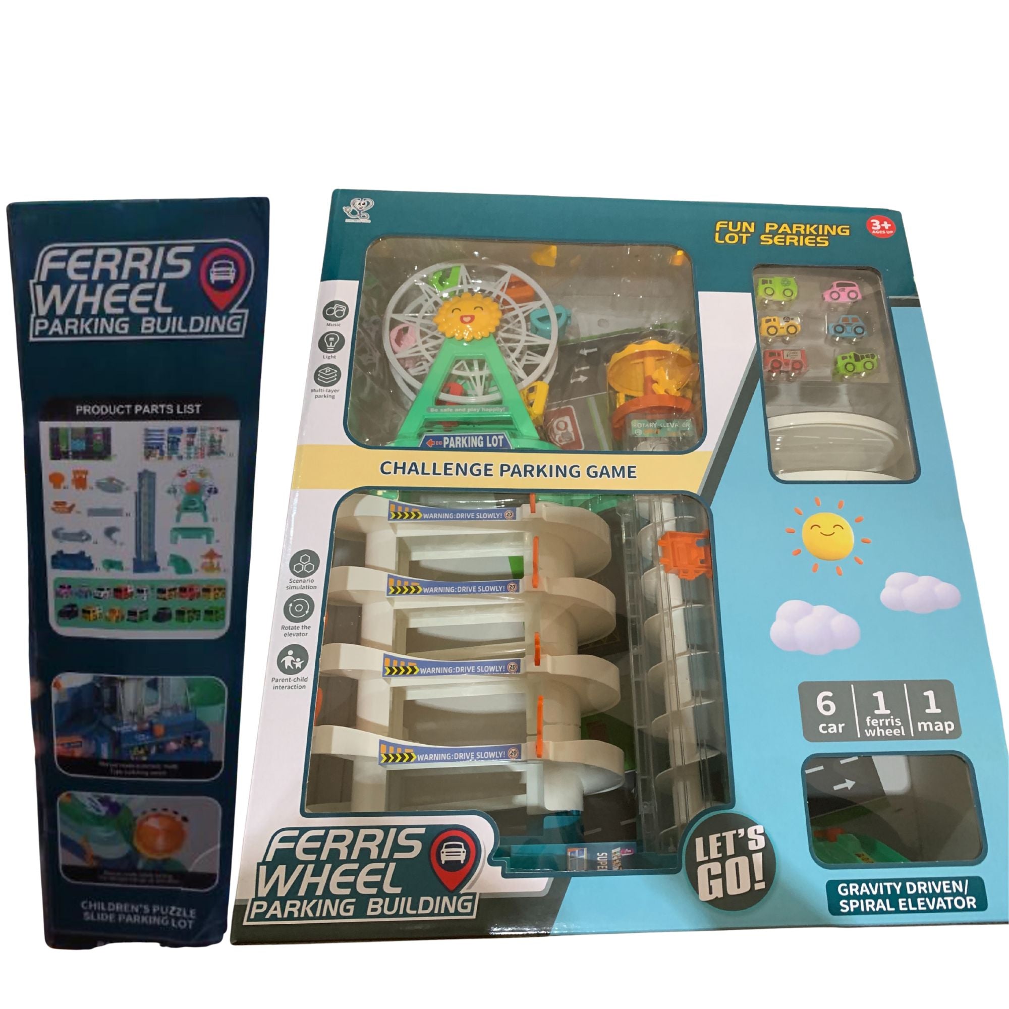 Pista Estacionamiento Juego Infantil con 6 Autos