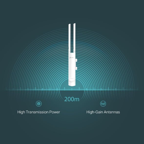 Punto de Acceso TP - Link EAP110 - Outdoor 300 Mbps