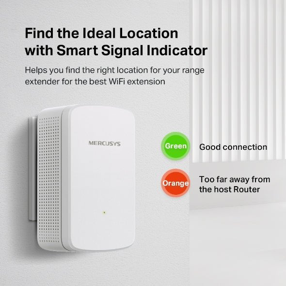 Repetidor Wi - Fi Mercusys ME10 300 Mbps Extensor de Rango