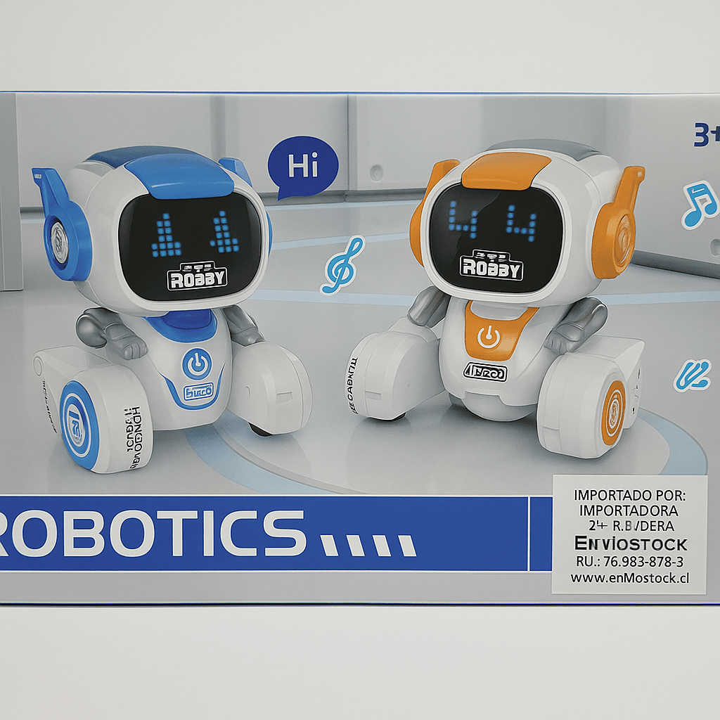 Robot Juguete a Control Remoto Robby con Luces y Sonido