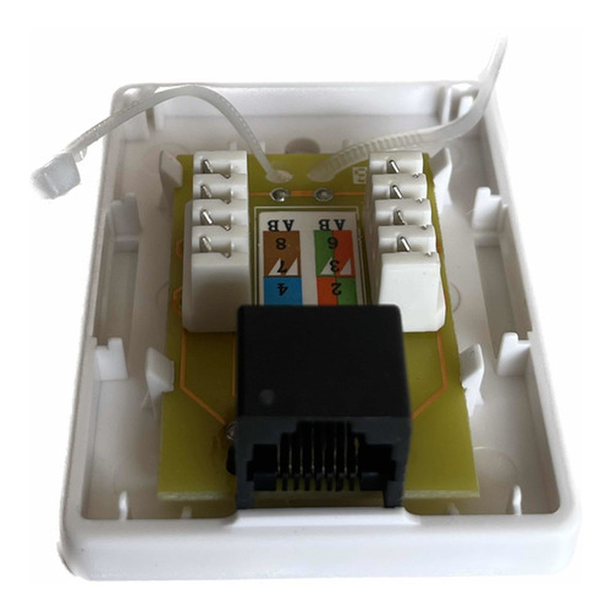 Roseta RJ45 Cat6 con Módulo Ulink Color Blanco