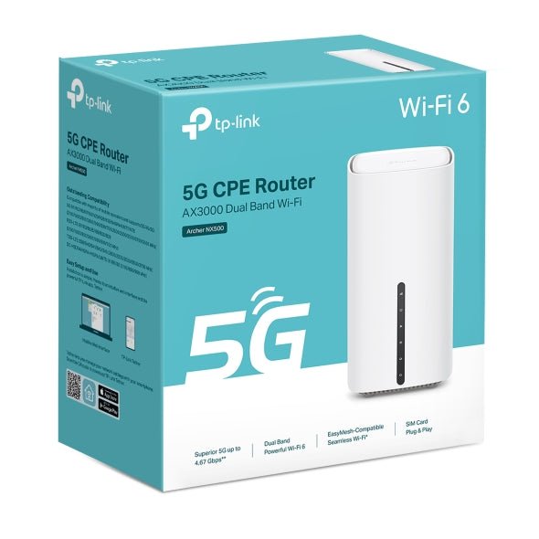Router WiFi 6 TP - Link Archer NX500 5G Dual Band AX3000