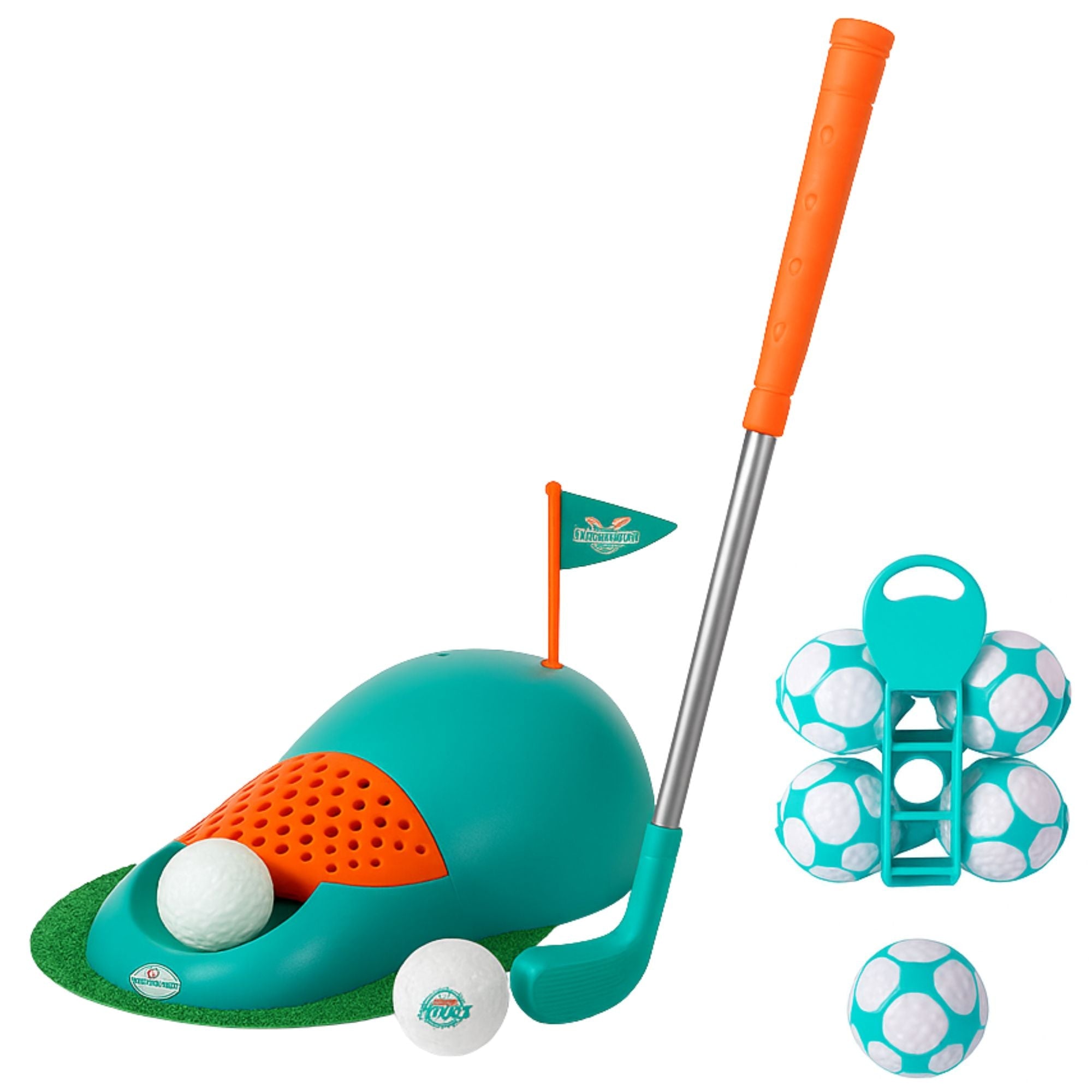 Set de Golf Infantil con Lanzador Automático de Pelotas