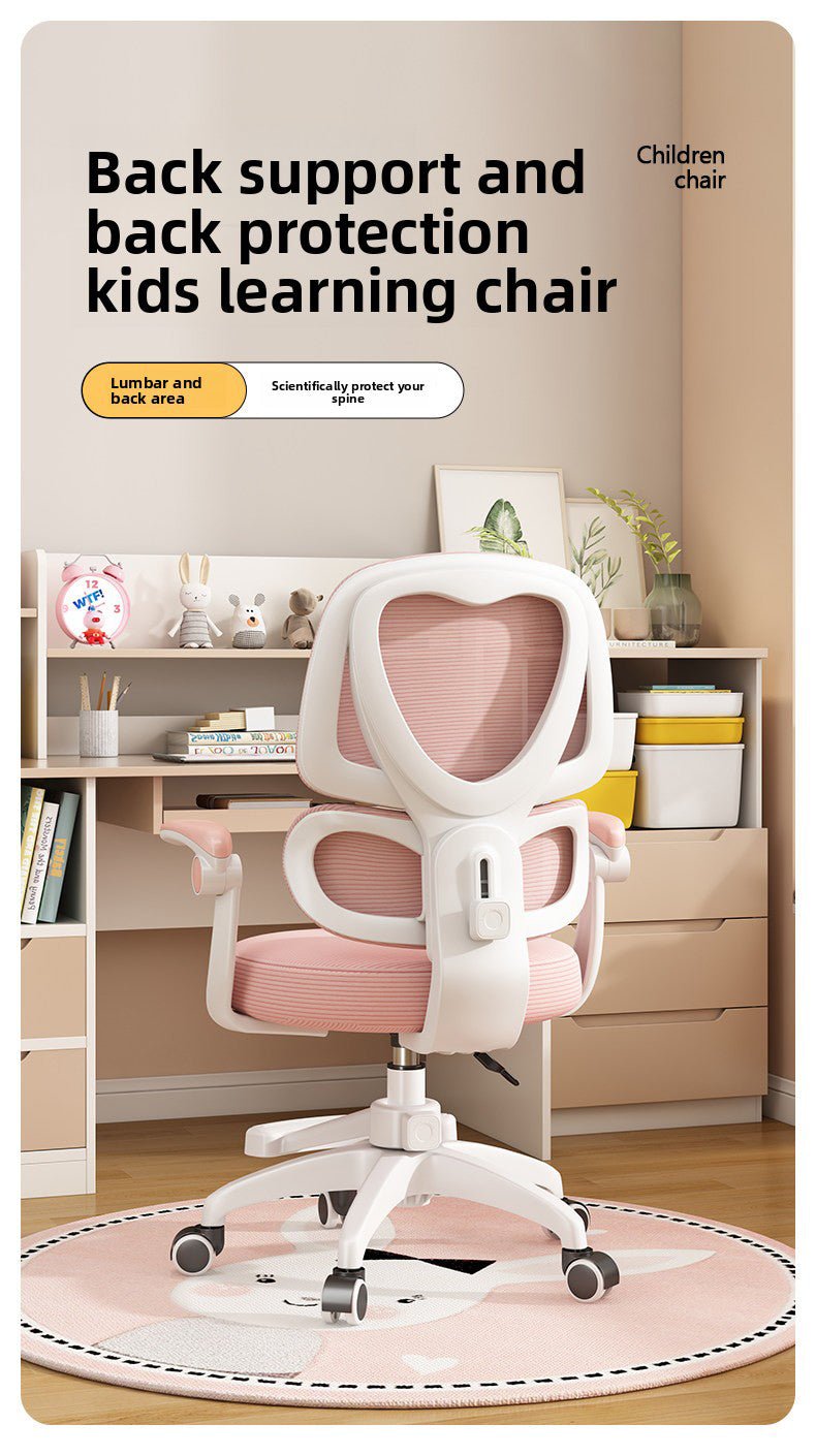 Silla de Escritorio Infantil Ergonomica Regulable 608F Apoyabrazos