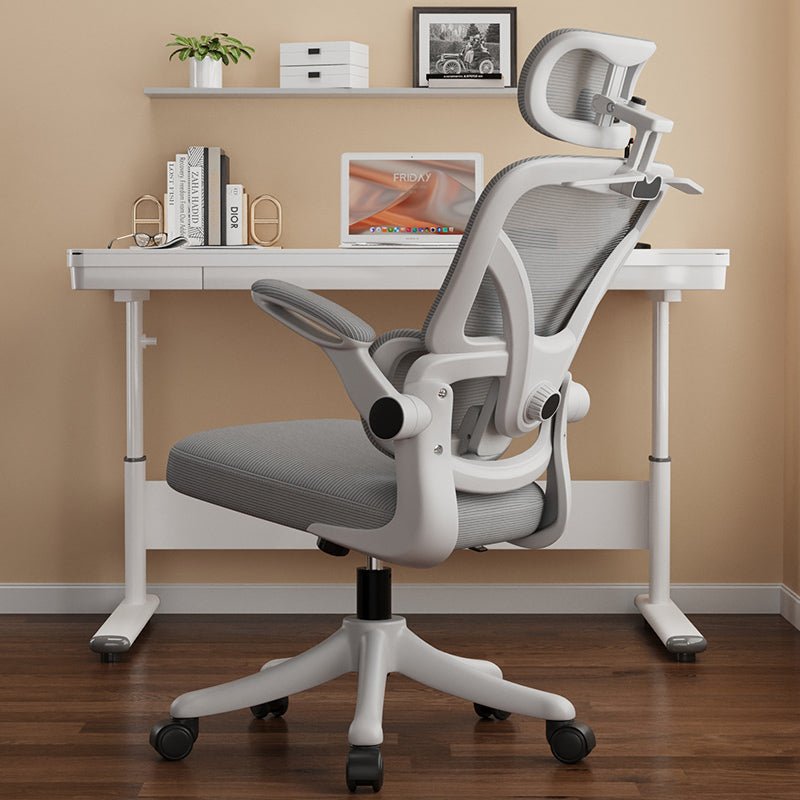 Silla Ergonómica de Oficina con Soporte Lumbar y Reclinación