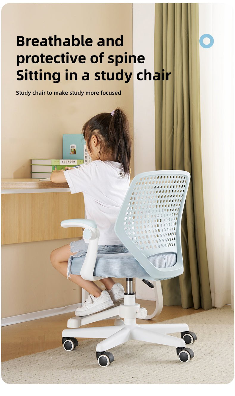 Silla ergonómica infantil de estudio ajustable