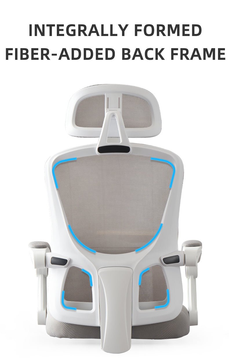 Silla Ergonómica Reclinable con Reposapiés Soporte Lumbar Negro