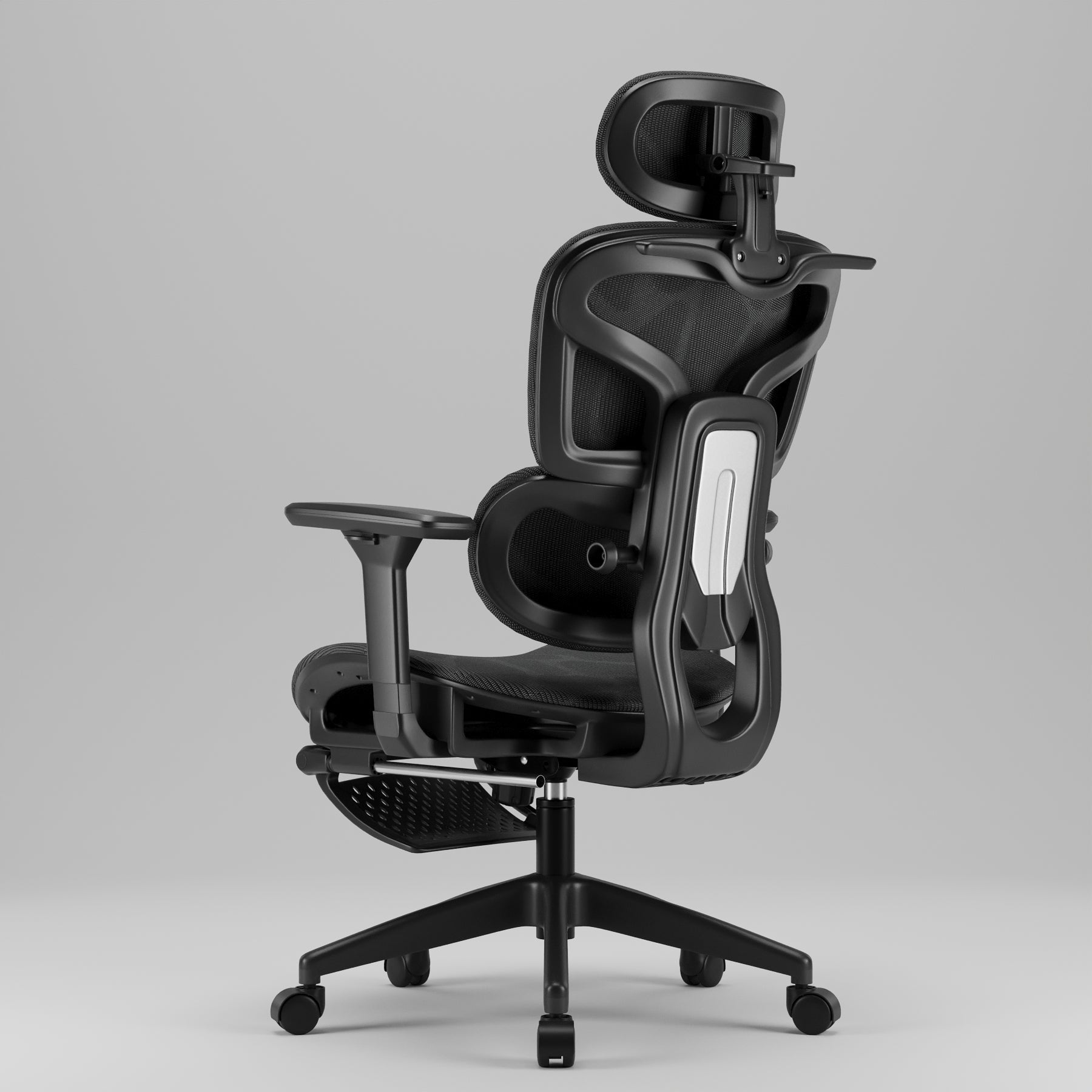 Silla Ergonómica Reclinable con Reposapiés y Soporte Lumbar