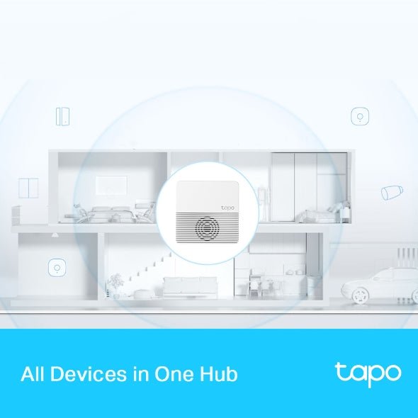 Smart Hub Tapo H200 con Alarma y Control de Dispositivos