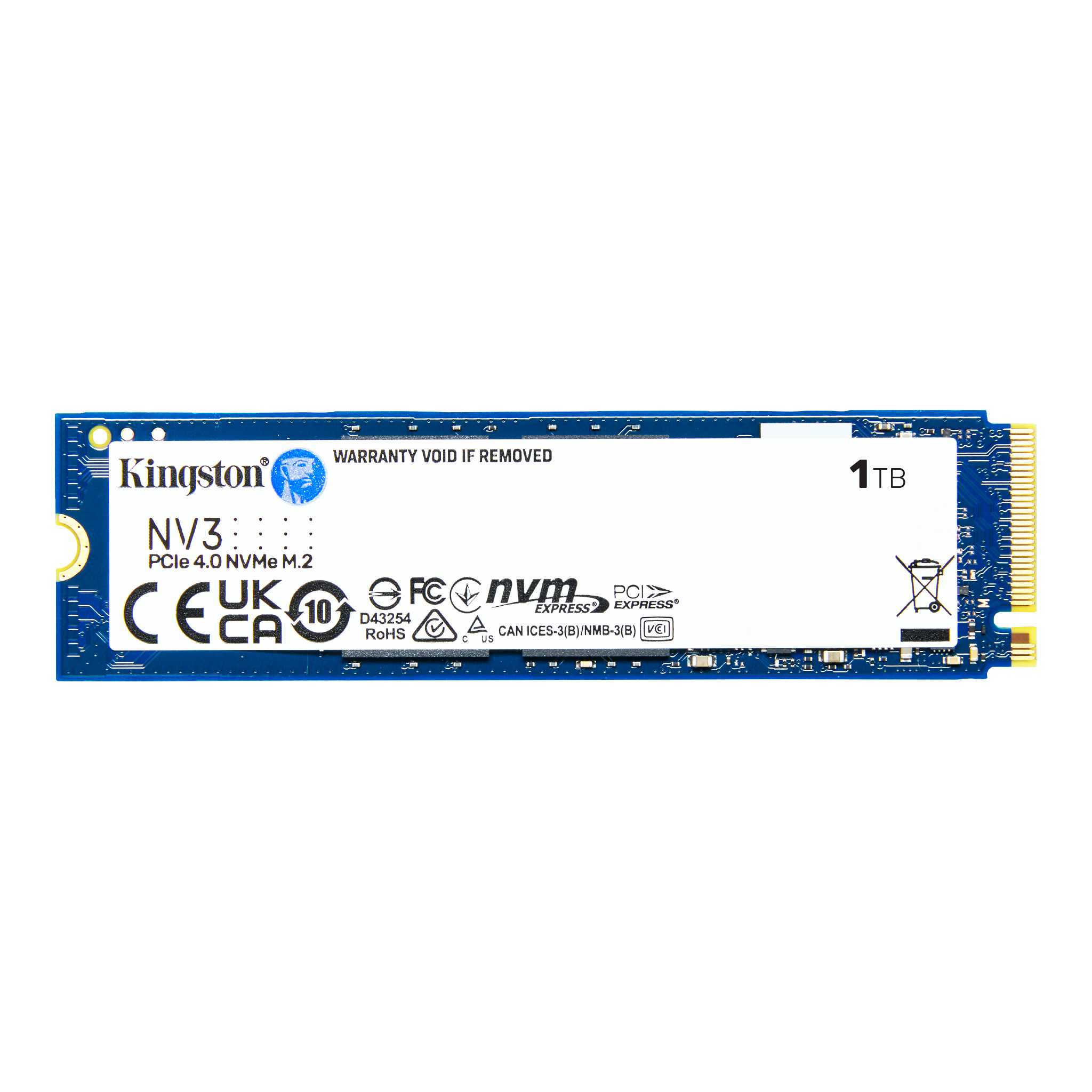 SSD 1TB Kingston NV3 PCIe 4.0 NVMe M.2