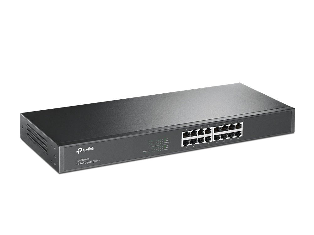 Switch 16 Puertos Gigabit TP-Link TL-SG1016 Rackeable