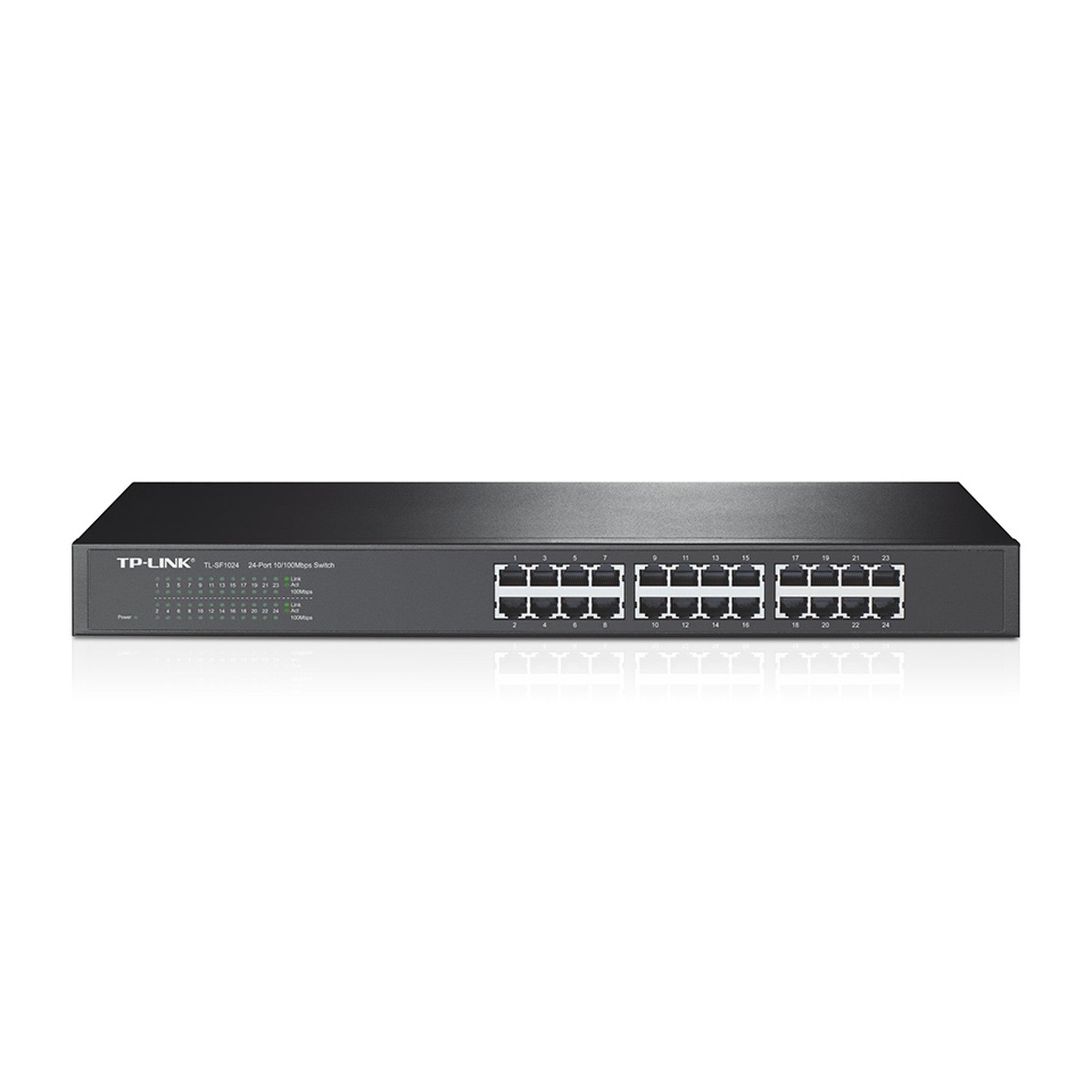 Switch 24 Puertos 10/100Mbps TP - Link TL - SF1024 Rack