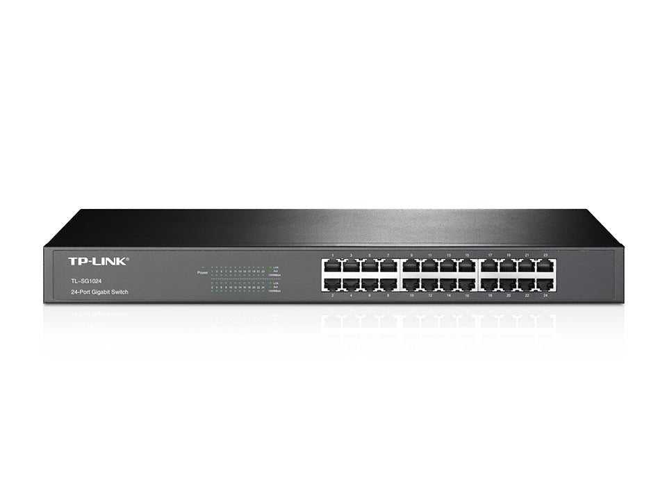 Switch 24 Puertos Gigabit TL‑SG1024 Rackeable