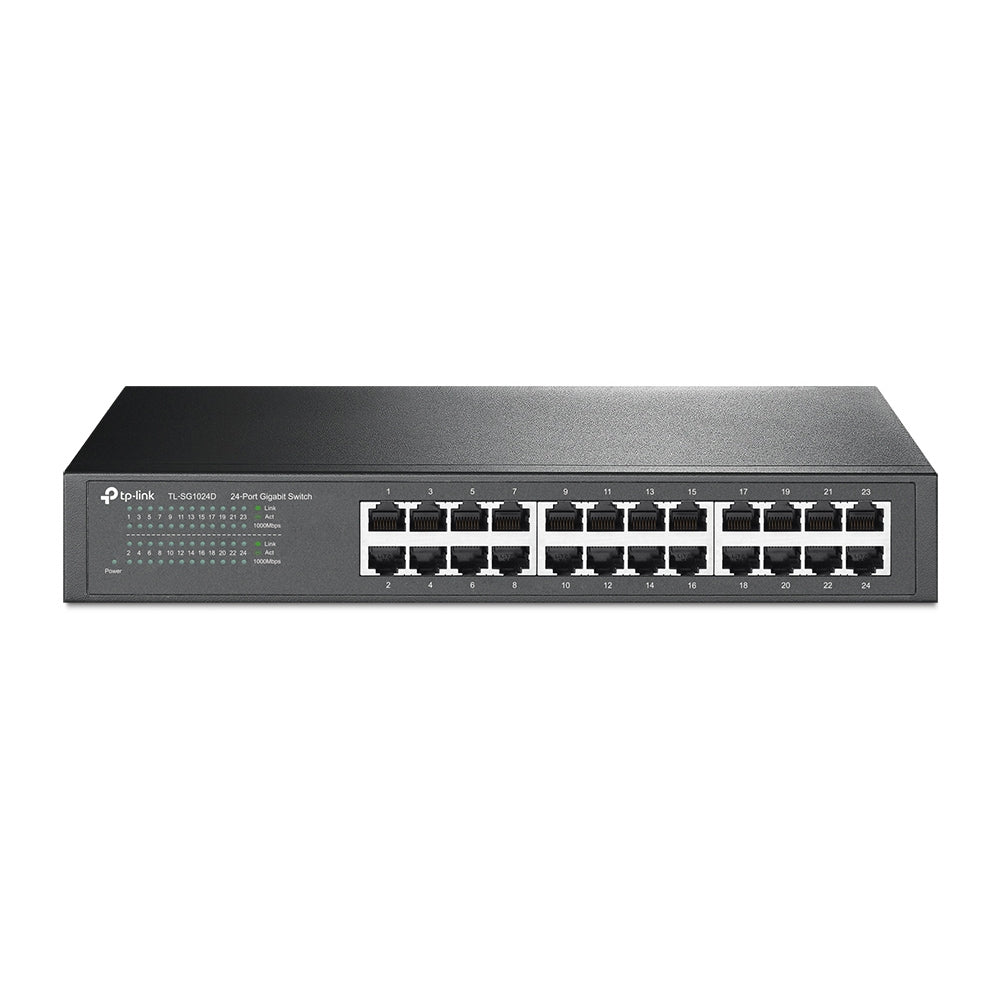 Switch 24 Puertos Gigabit TP - Link TL - SG1024D Rackeable