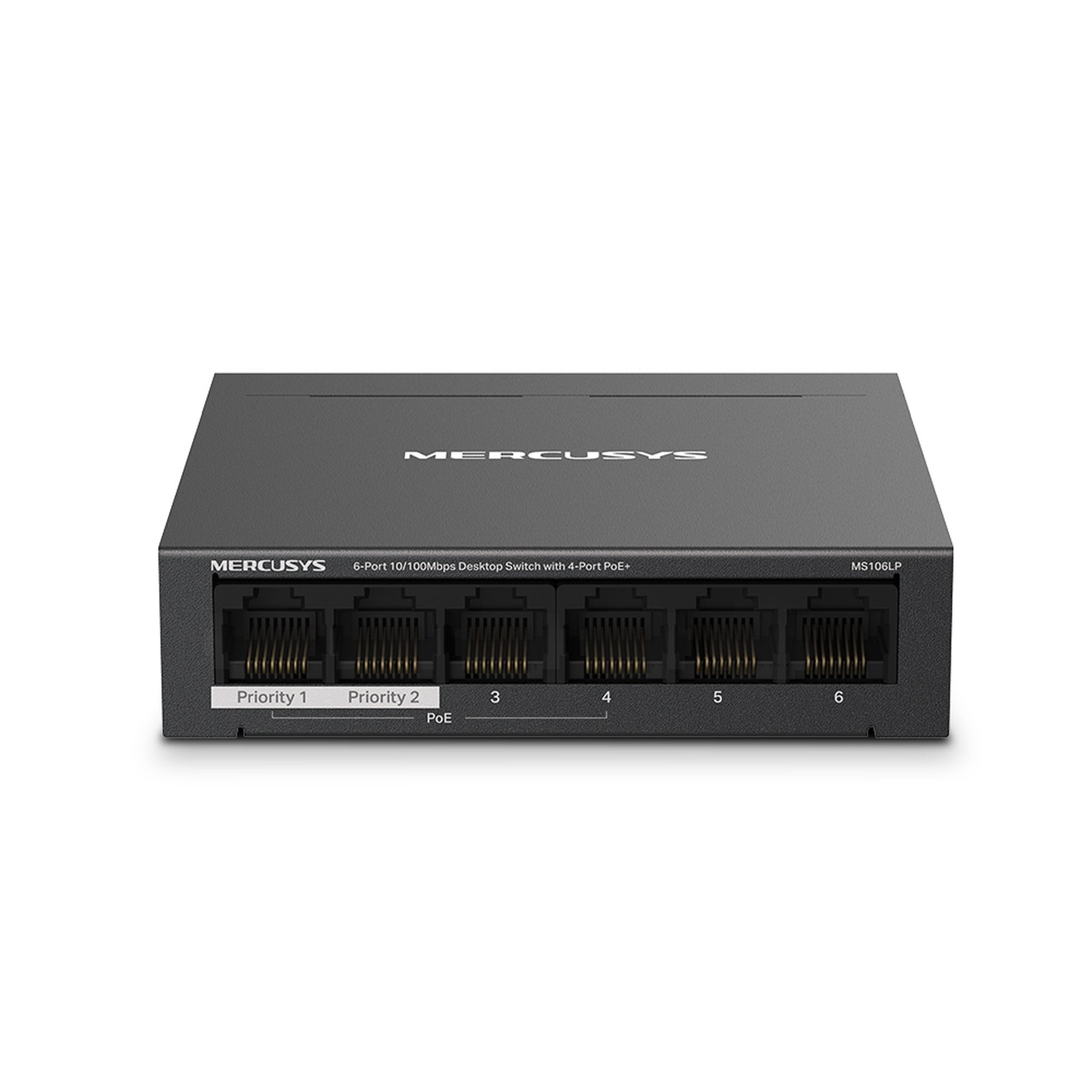 Switch 6 Puertos 4 PoE+ 65W MS106LP 100 Mbps