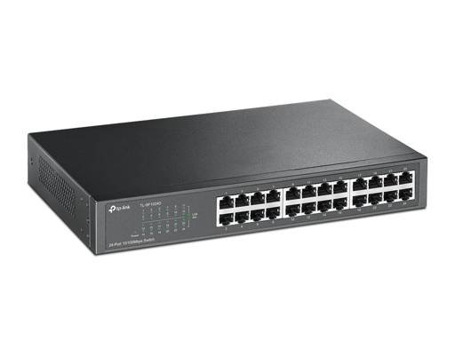 Switch TP-Link 24 Puertos 10/100 TL-SF1024D Rackable PC