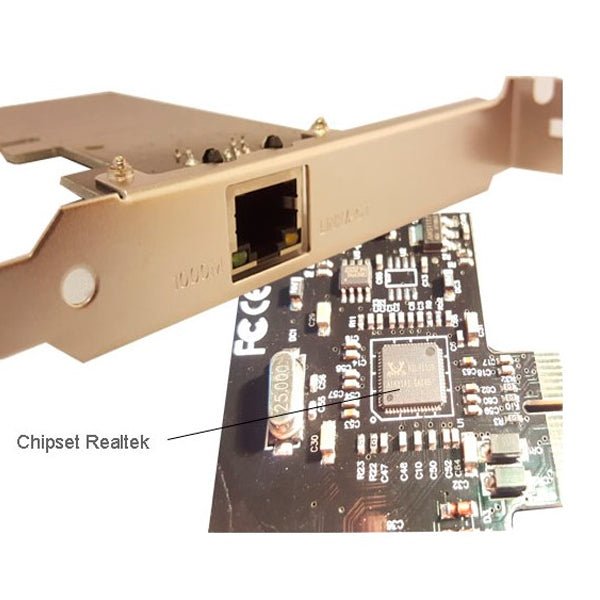 Tarjeta PCIe Gigabit Ethernet 100/1000 Utek UT - 2PCIELAN