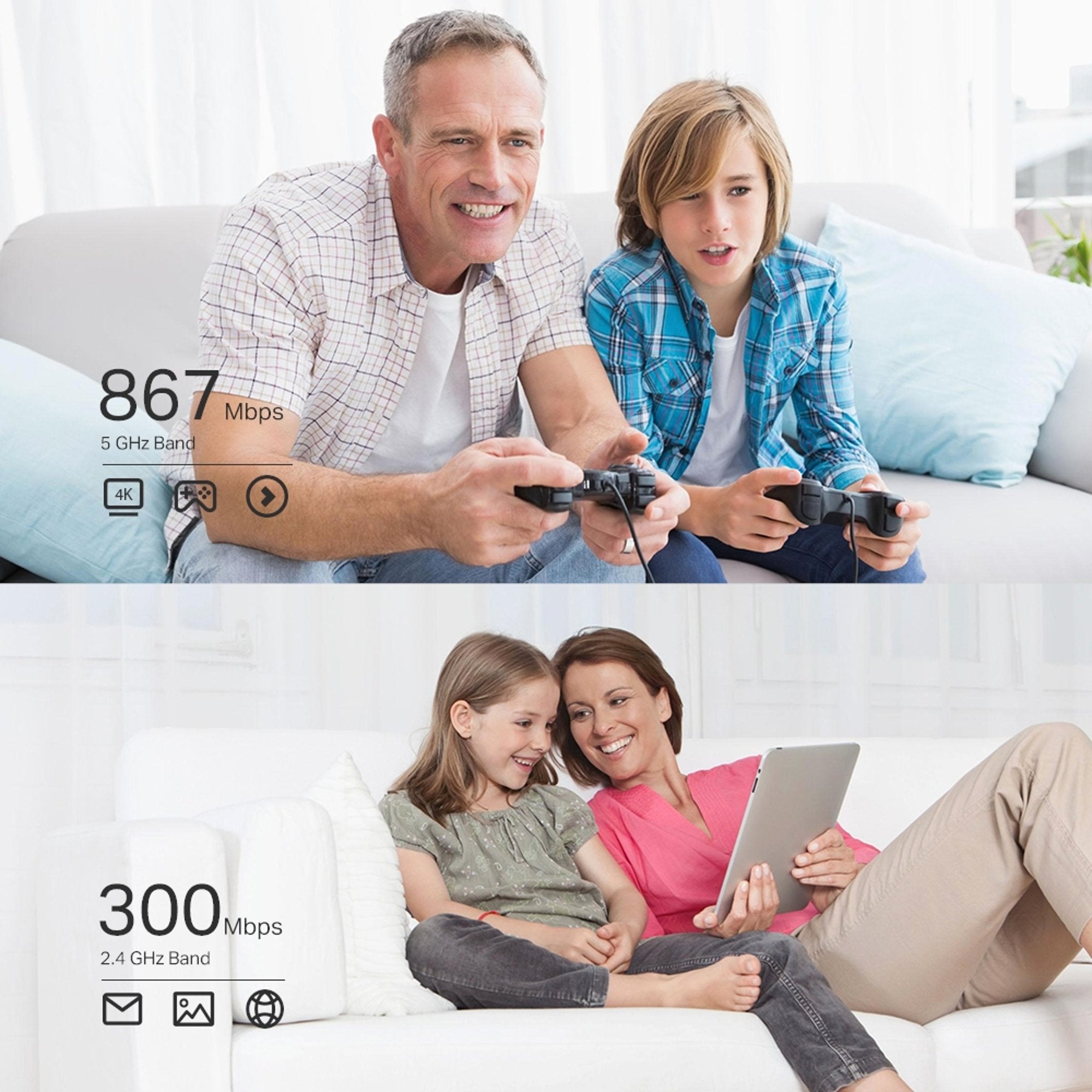 Tarjeta WIFI PCI Express Banda Dual AC1200 Archer T4E