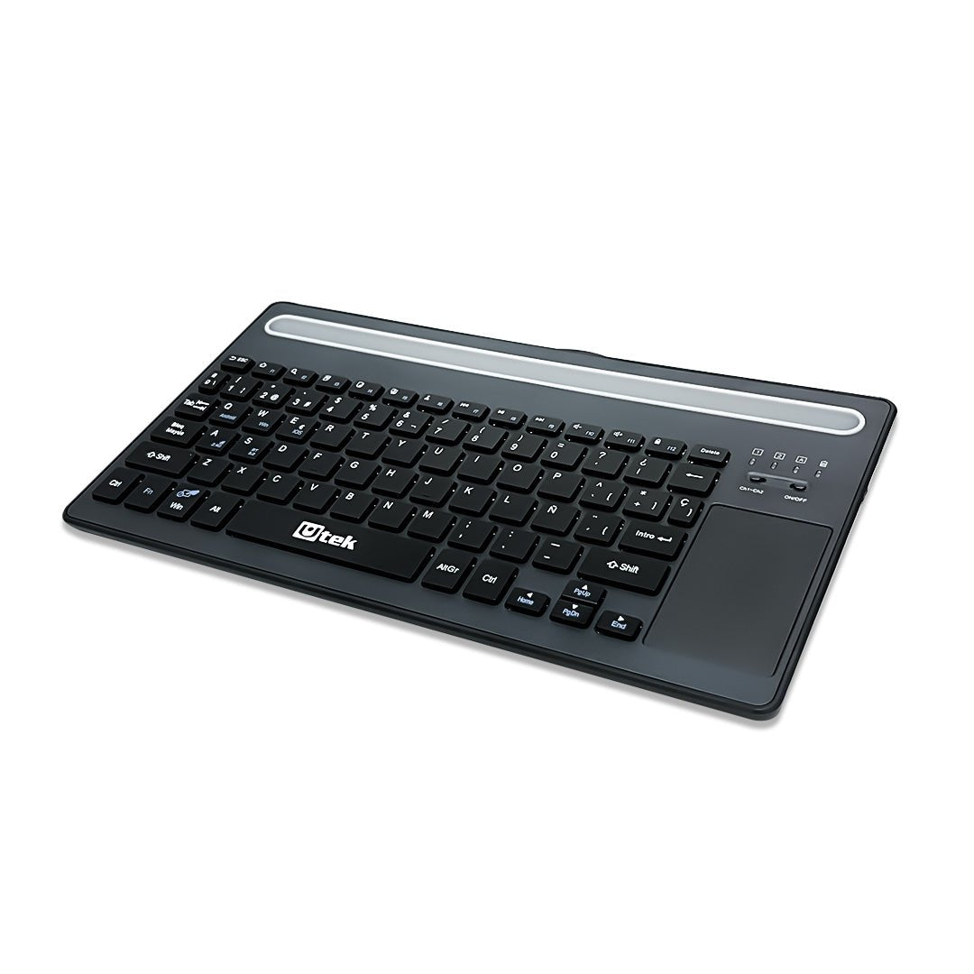 Teclado Recargable Con Touchpad UT - KBBT900P Smart TV TabletUtekItems Digital Spa – Tecnología, Hogar y Fitness en un solo lugar