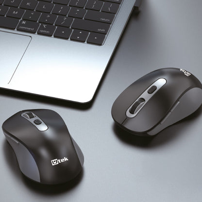 Mouse Inalambrico Negro 2.4Ghz 6 Botones Utek UT-MOW620 - mouse inalámbrico