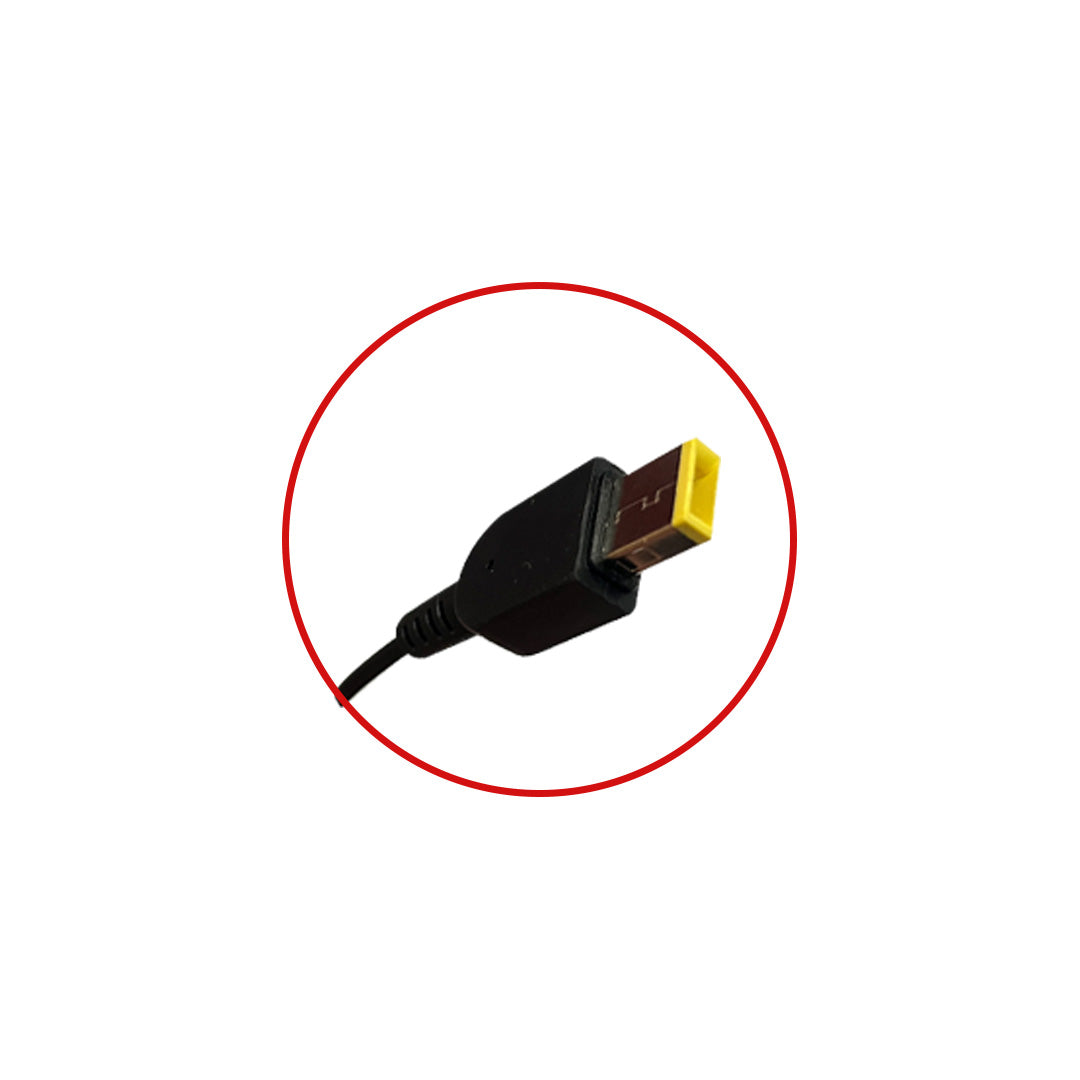 Cargador Compatible con Notebook Lenovo 20v 2,25A Rectangula
