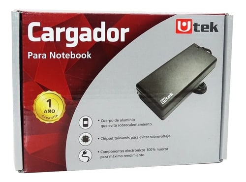 Cargador Utek 65 W compatible Lenovo punta 4,0x1,7mm