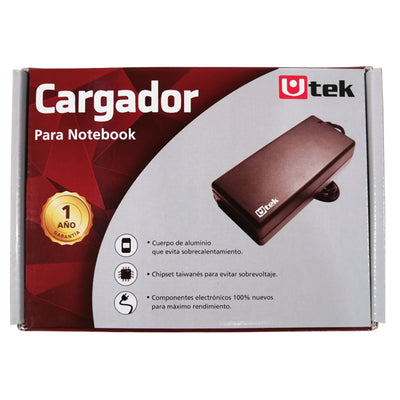 Cargador Dell 19.5V 3.34A 65W 4.5x3.0mm UT-DL65(1)