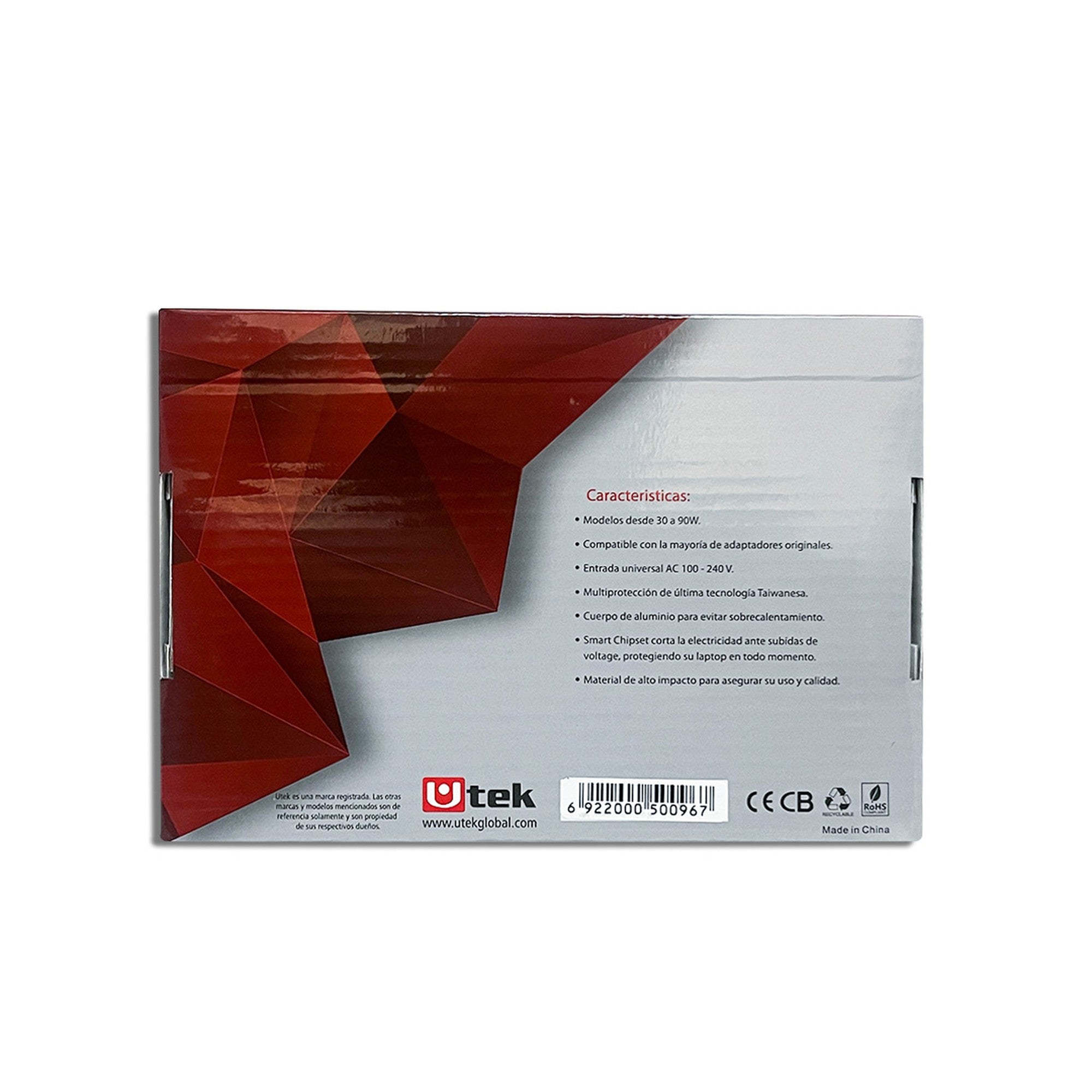 Cargador Notebook HP 19,5V 4,62A Punta 4,5x3mm 90W