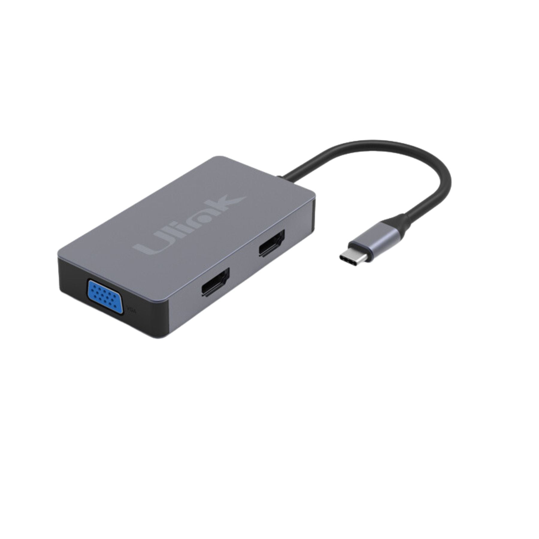 Imagen de Adaptador Multipuerto USB C 5 en 1 Ulink Alta Calidad Dispositivos