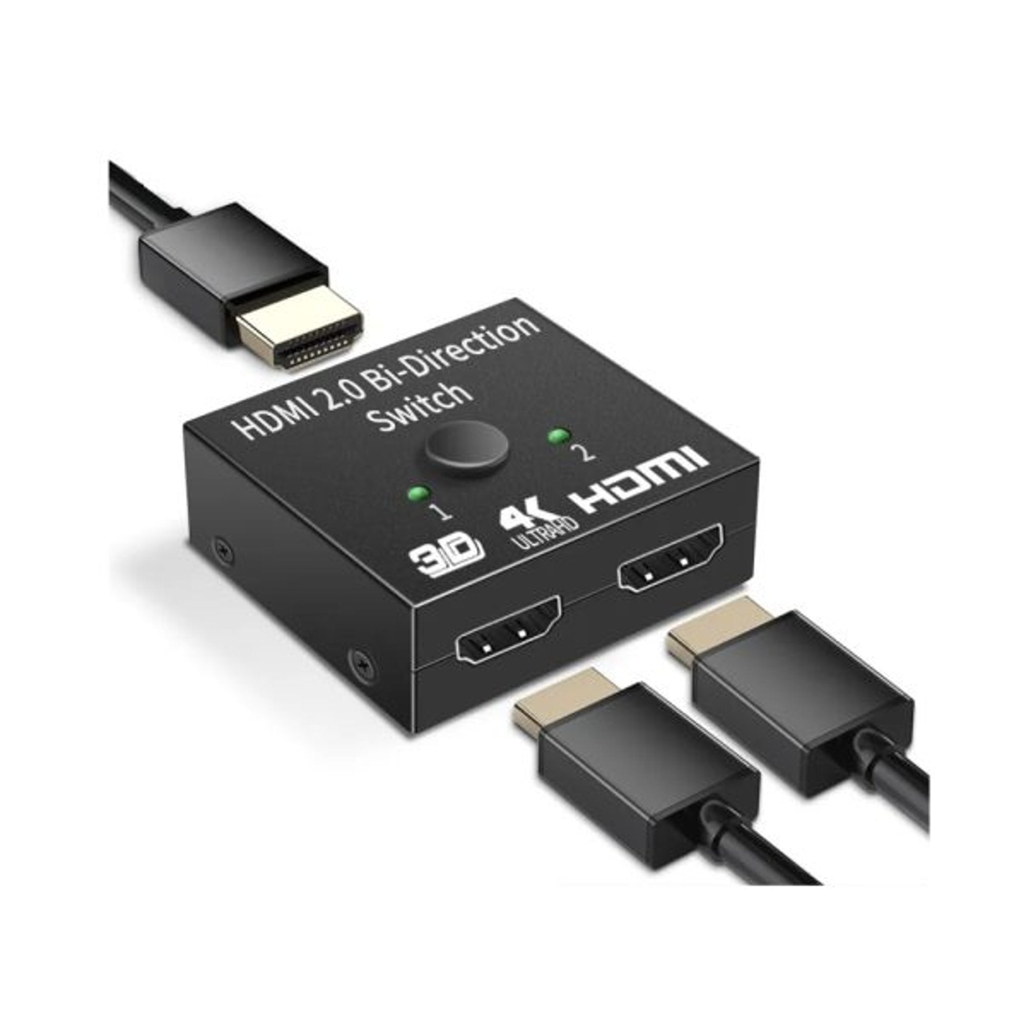 Switch HDMI de 1 Salida 2 Entradas Bidireccional - switch hdmi