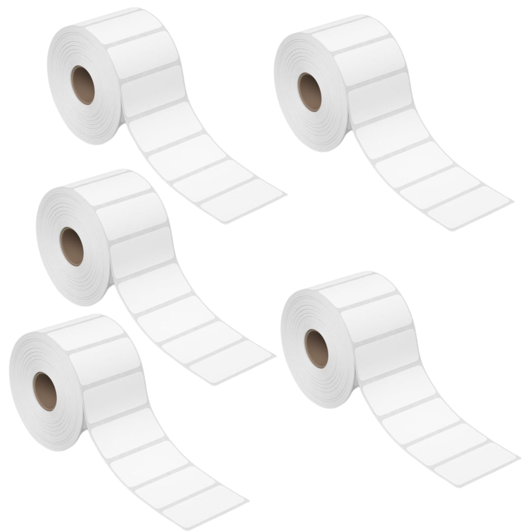 Rollo de Etiqueta Térmica Autoadhesiva 60x40mm 500u Pack X5 - ideal impresoras