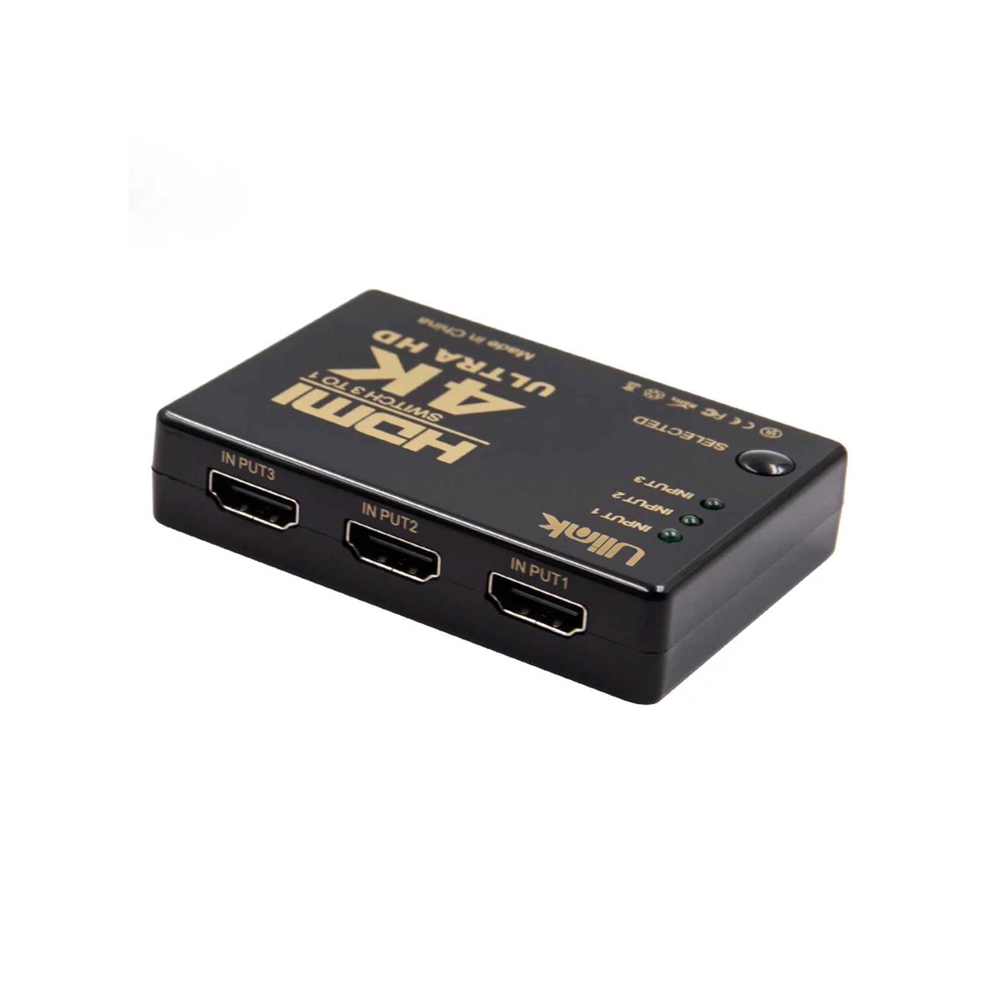 Switch de video HDMI 4K de 3 puertos UL-VS4K3 - switch video