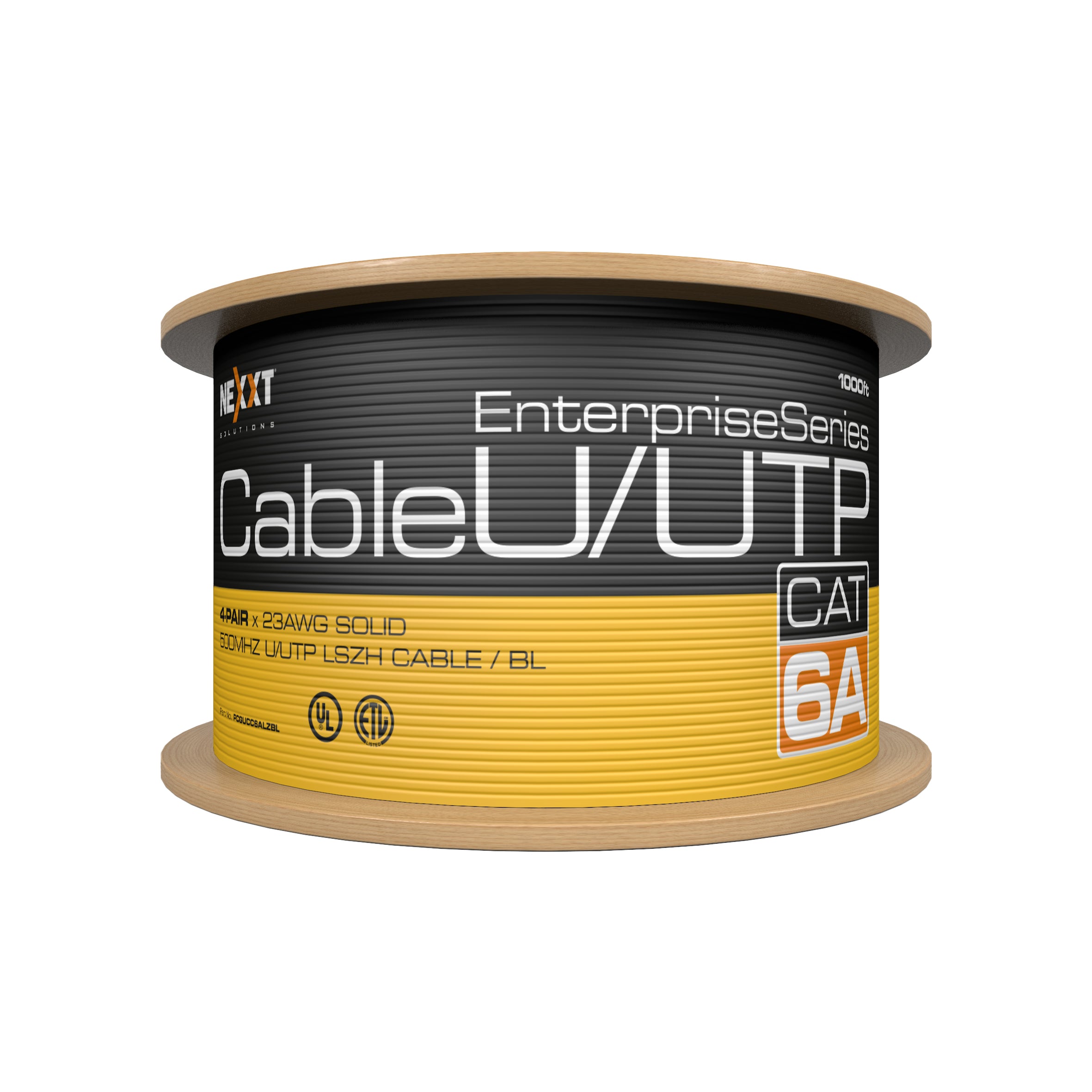 Cable de Red U/UTP Cat6A 100% Cobre 305M 23AWG Nexxt Azul - optimiza cable