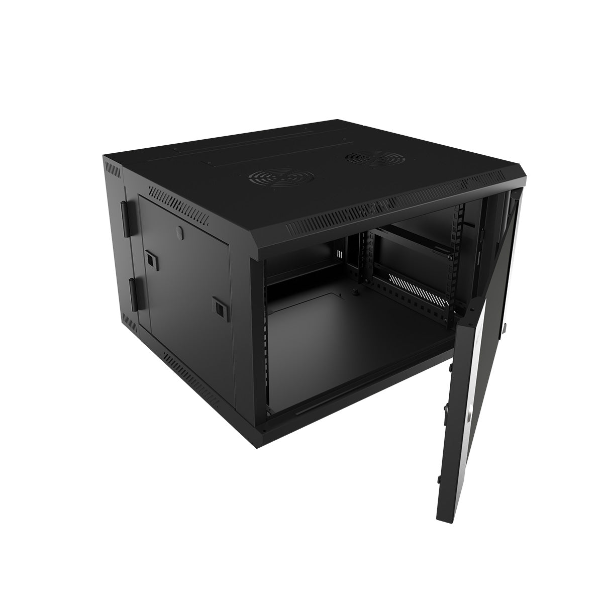 Gabinete mural Nexxt 15U 600x550mm con puerta de vidrio