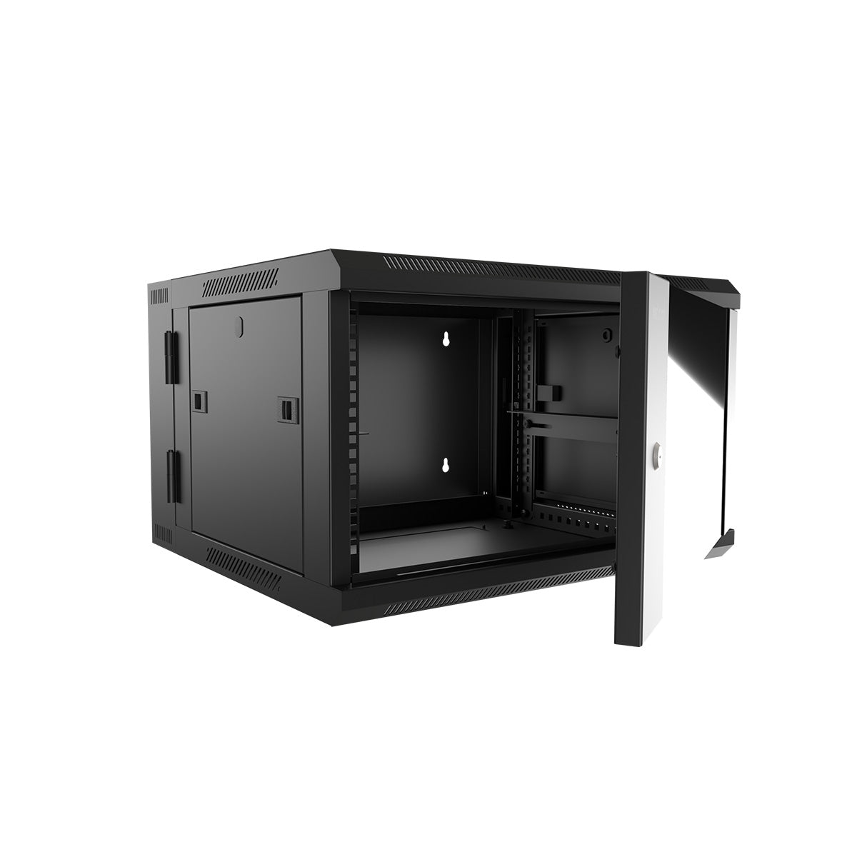 Gabinete mural Nexxt 15U 600x550mm con puerta de vidrio