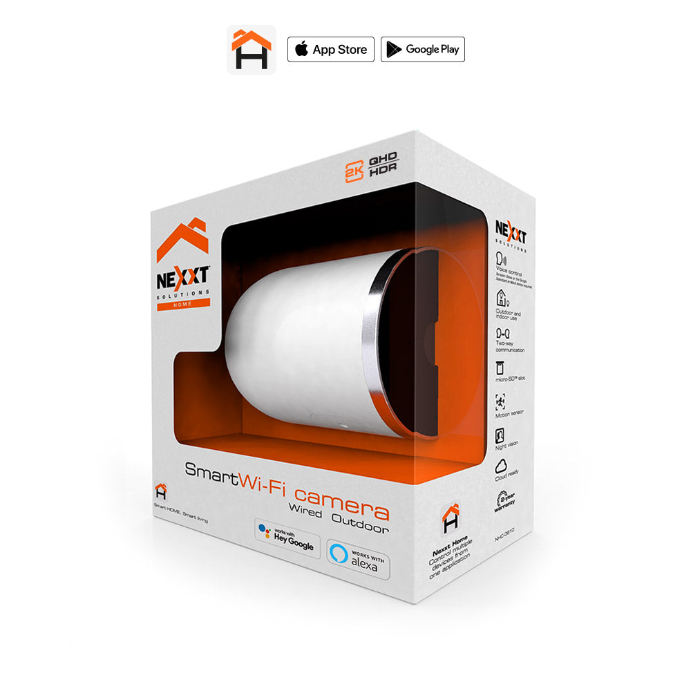 Cámara De Seguridad Ip Wifi Nexxt Home 2K 3MP Full HD Exteri - cámara inteligente
