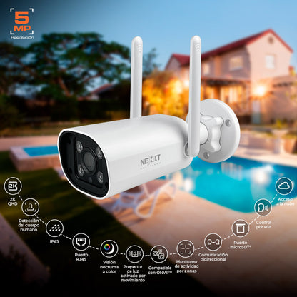 Camara de Seguridad Wifi Nexxt Home NHC-OF10 Outdoor fixed - cámara inteligente