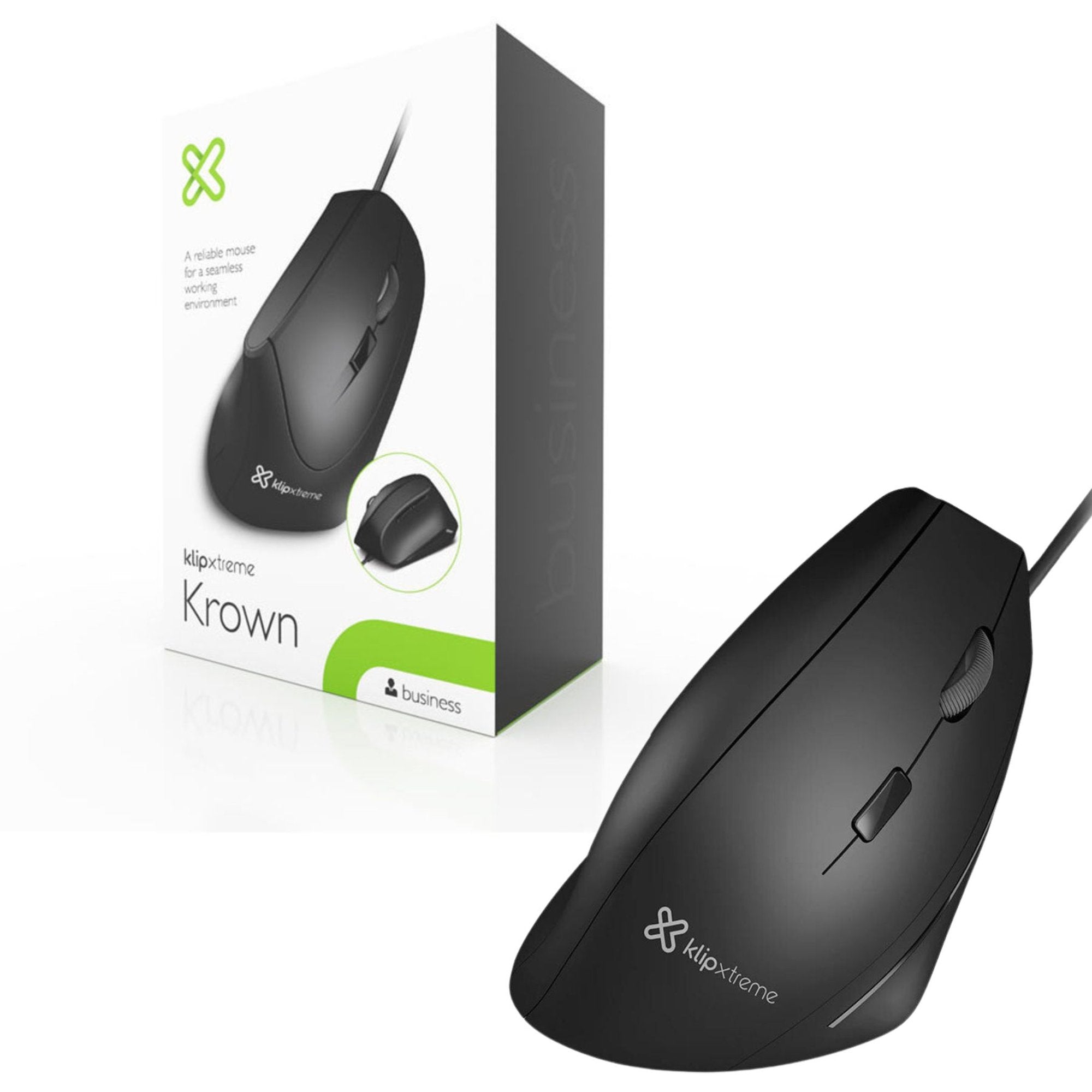 Mouse USB Ultra Ergonómico Business Krest KMO-505 - mouse vertical