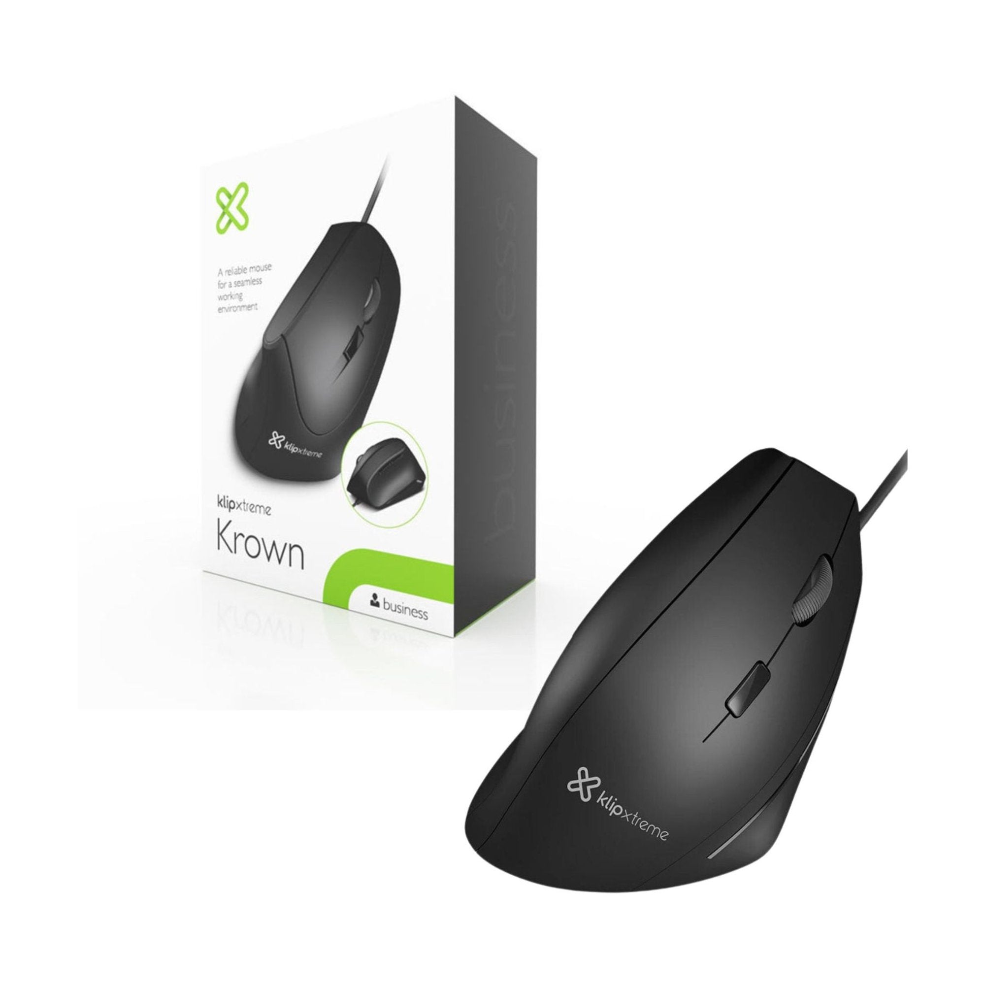 Mouse USB Ultra Ergonómico Business Krest KMO-505 - mouse vertical